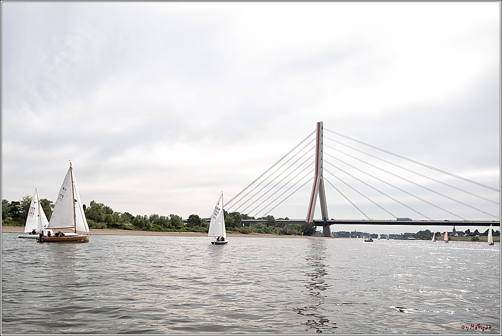 100 Jahre Rheinwoche 2022 - 2. Wettfahrt  Hitdorf - Duesseldorf, 03.06.2022,